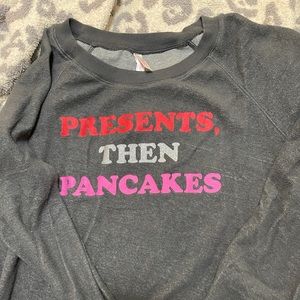 Graphic pullover sweatshirt.